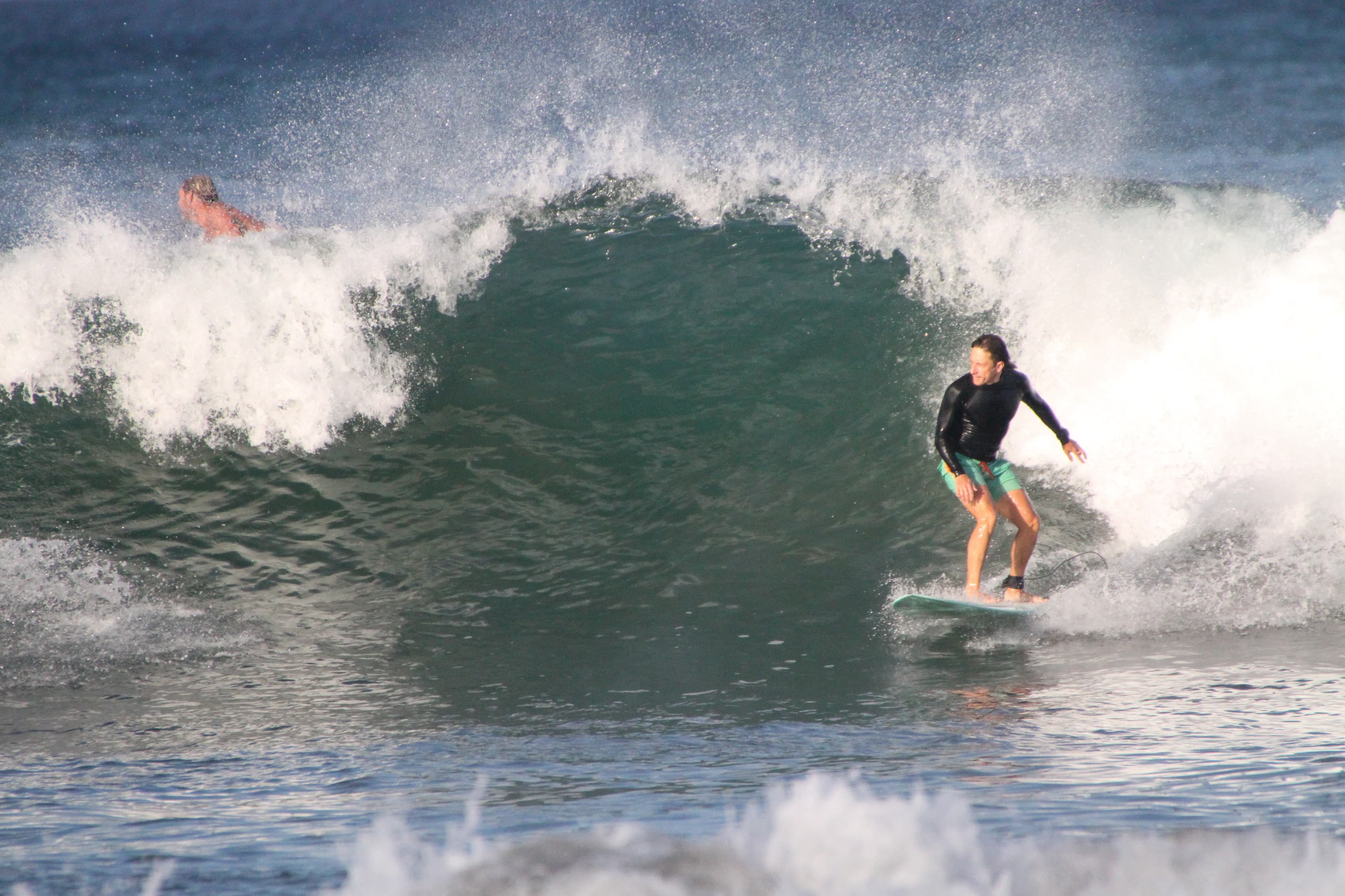 Pedro surfing