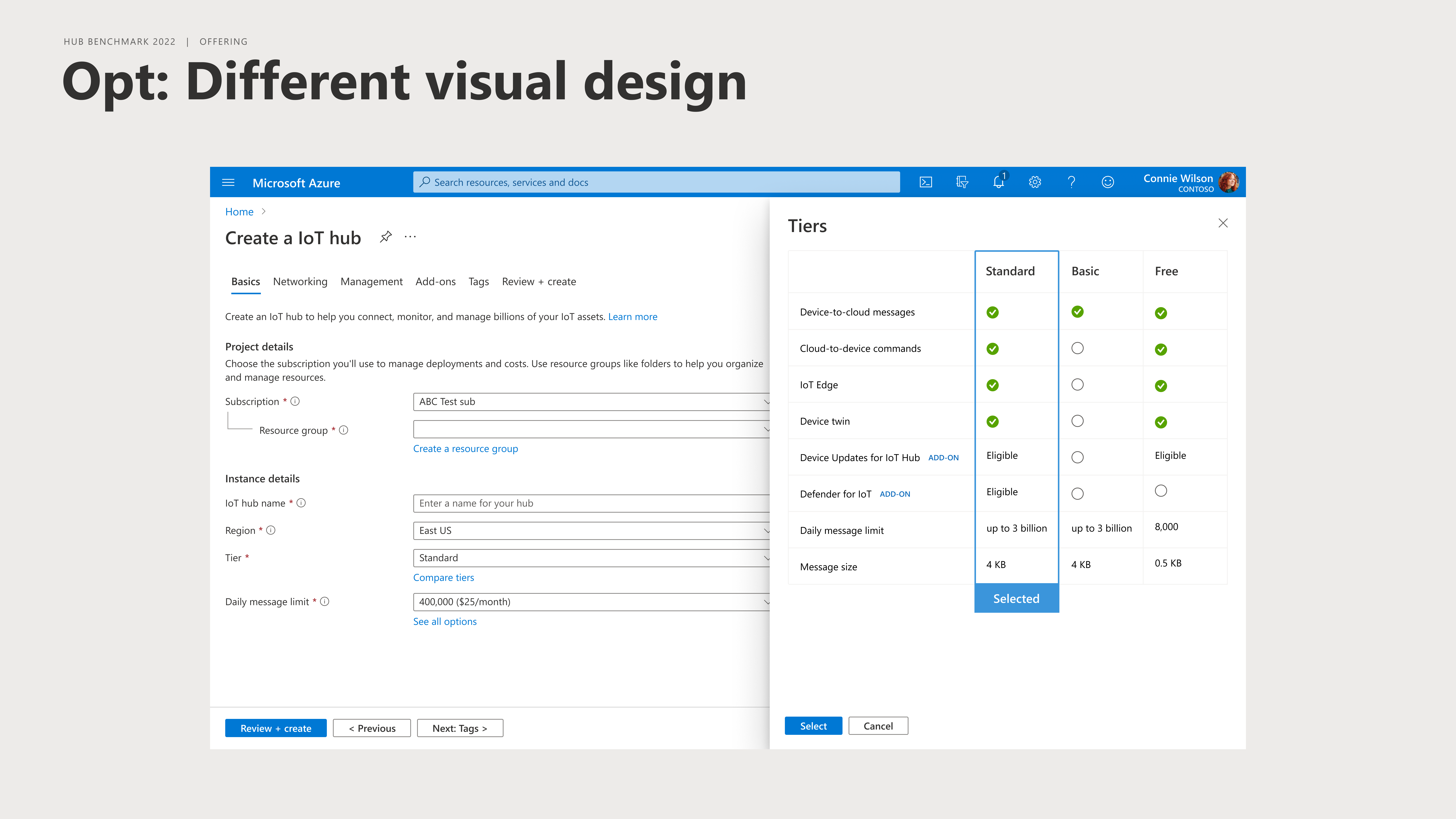 Simplified onboarding experience