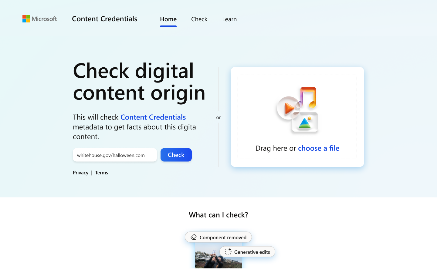 Content Integrity Verification Portal